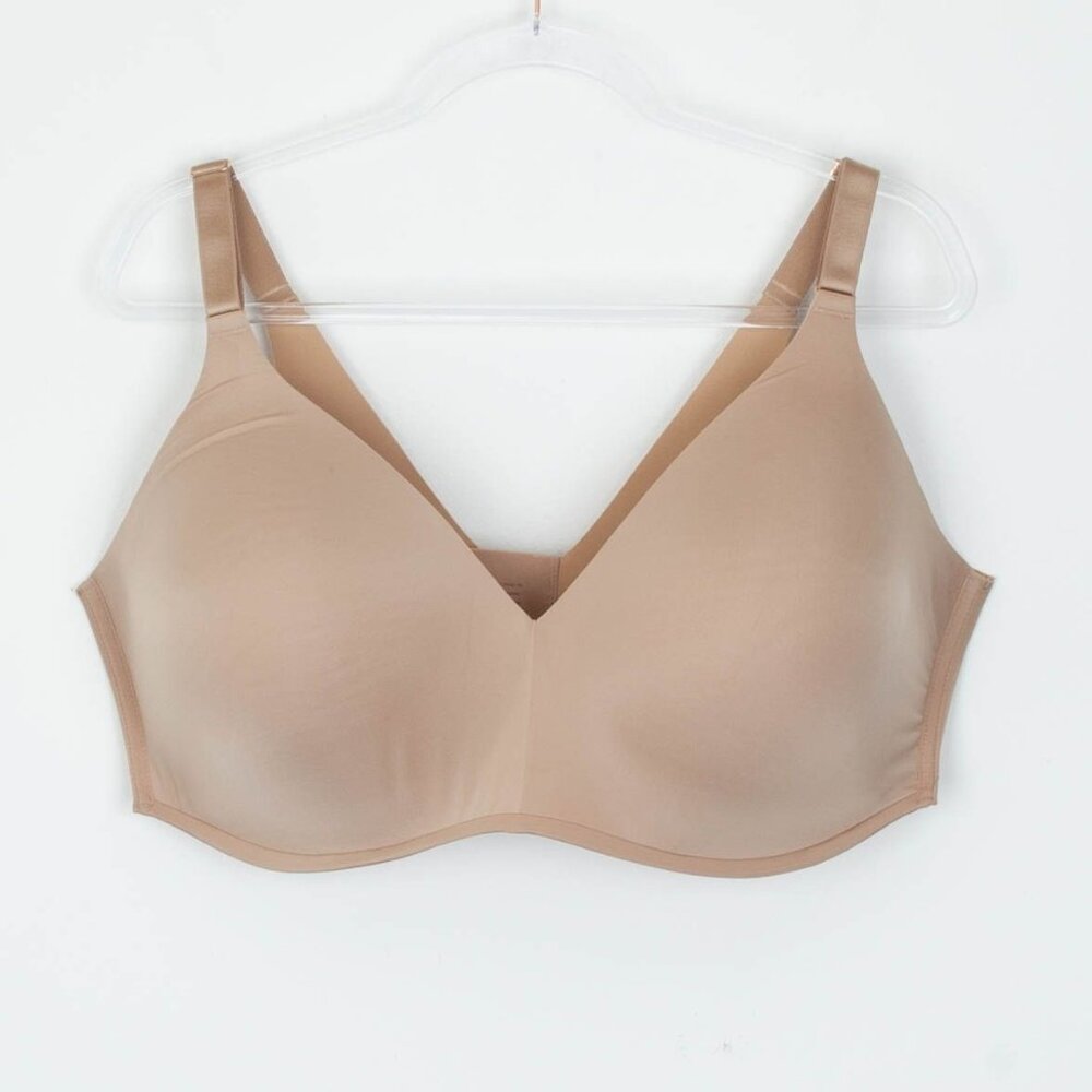Soma Womens Vanishing 360 Wireless Bra Size 44DDD Nude Intimate Neutral Everyday